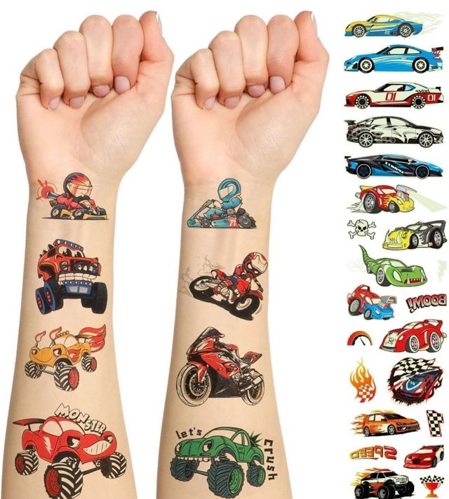 Tattoos brillantes en la oscuridad para niños