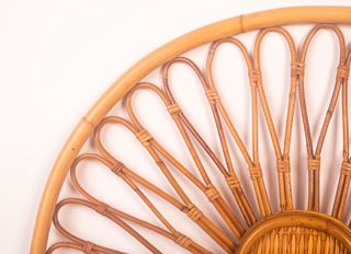 Cabecero mimbre cama