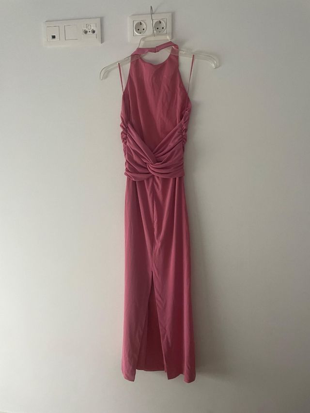Abito midi Zara Taglia XS Rosa