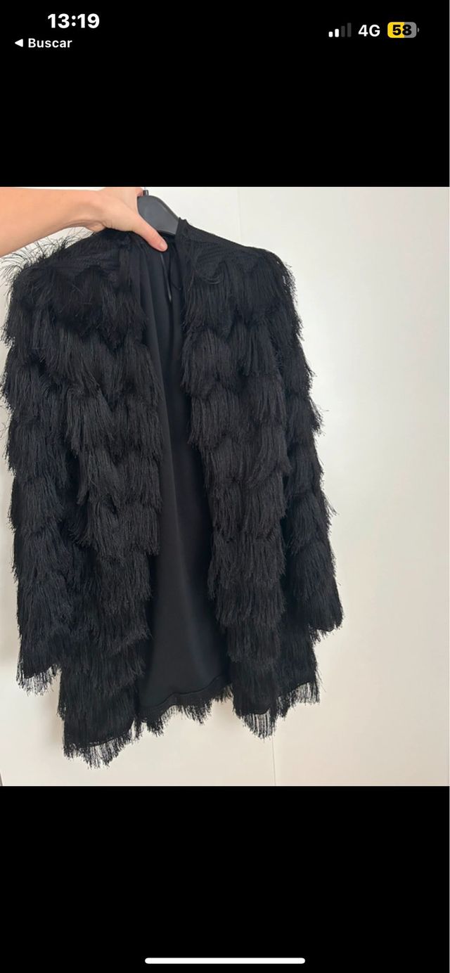 Chaqueta de flecos H&M