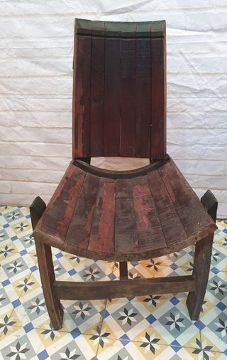 Original silla de barrica tonel