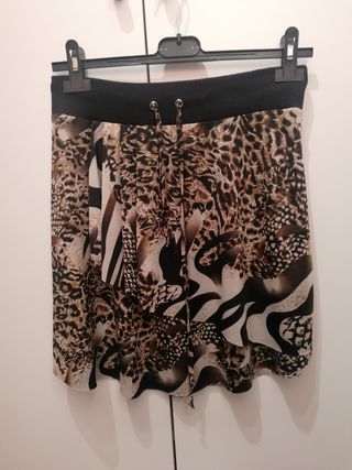 Gonna con elastico in vita, taglia unica