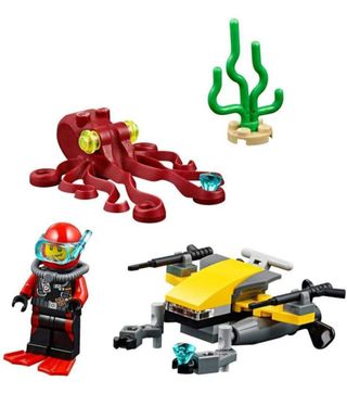 Lego city exploración submarina 60090