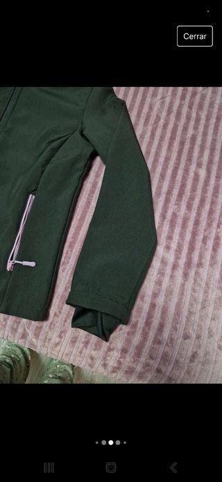 Chaqueta negra neopreno mujer