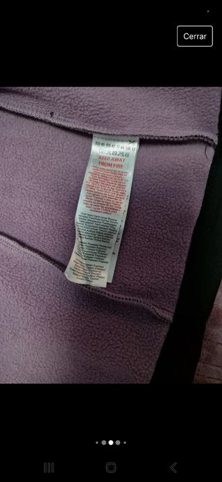 Chaqueta negra neopreno mujer