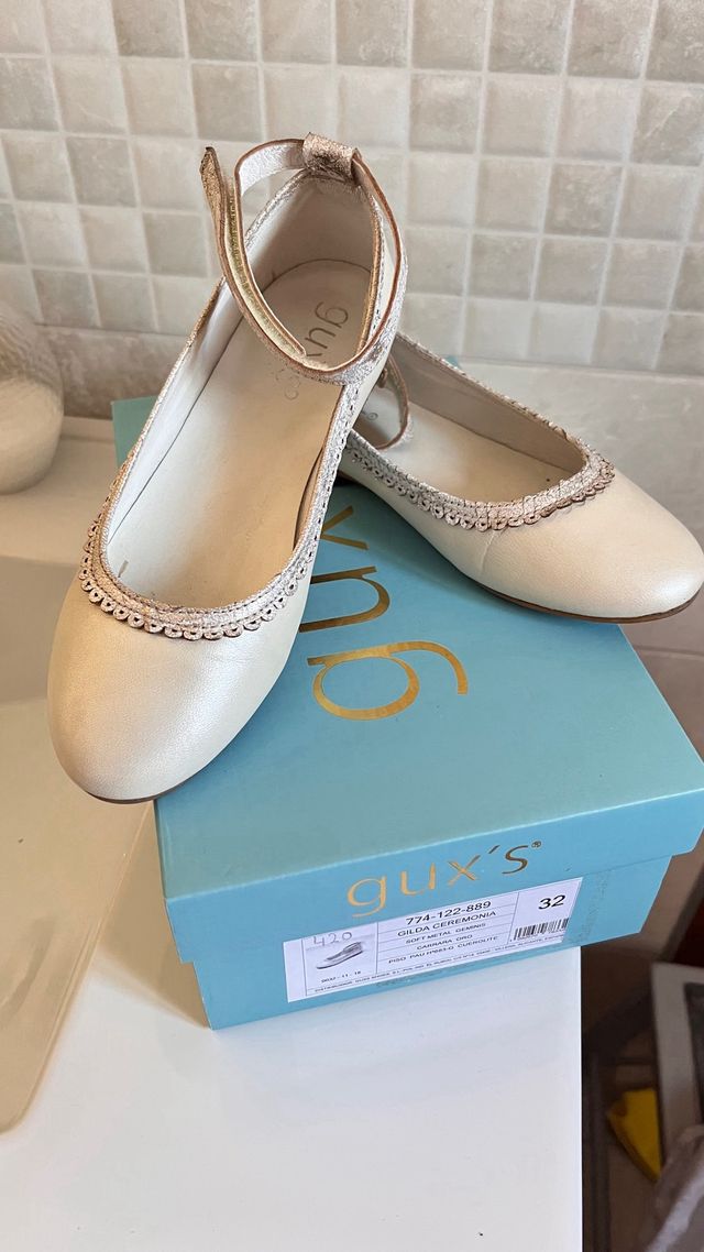 Bailarinas marfil marca GUX’S