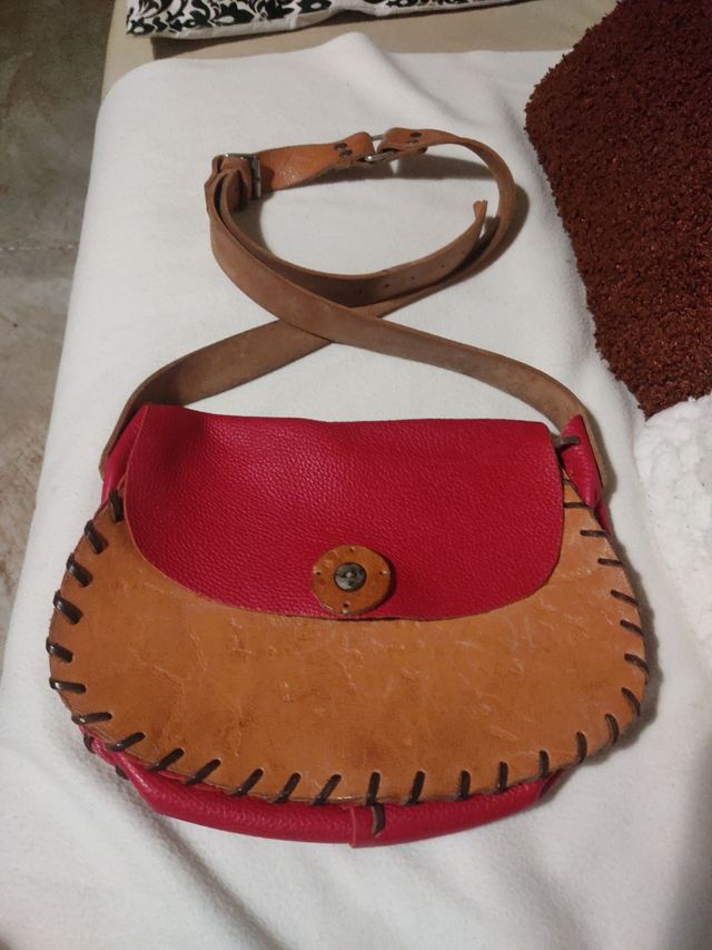 Borsetta in pelle di cuoio donna