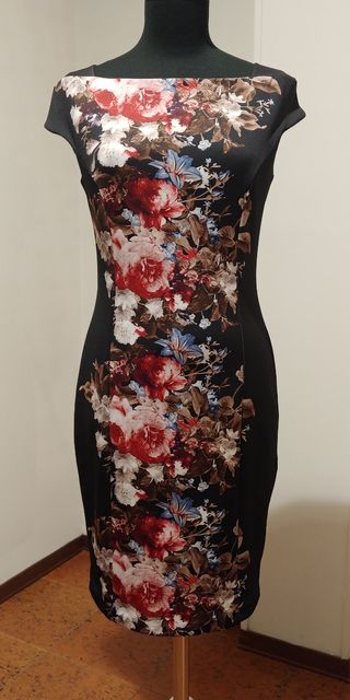 Abito tubino in neoprene tg M