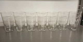 7 bicchieri birra del Birrificio War