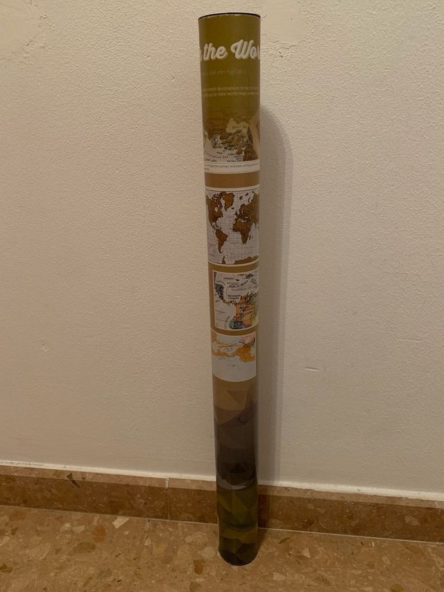 Mapamundi para rascar