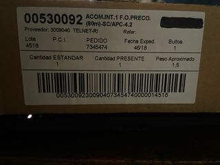 Cable acometida interior Fibra Optica