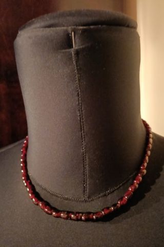 Collana pietra dura Granato