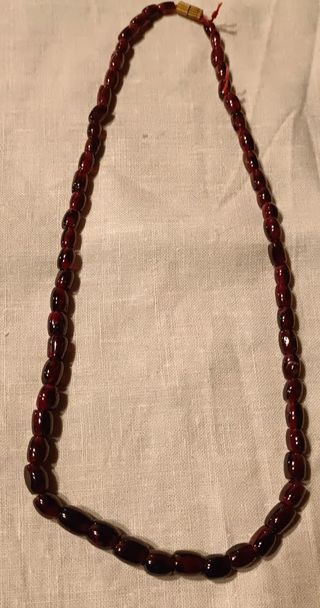 Collana pietra dura Granato
