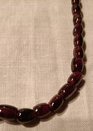 Collana pietra dura Granato