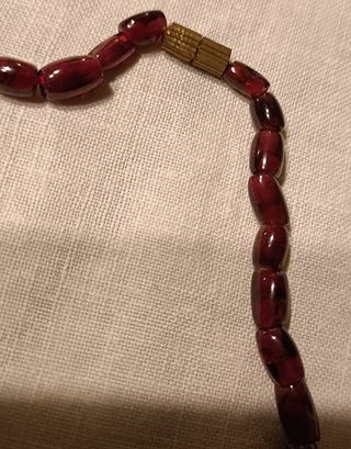 Collana pietra dura Granato
