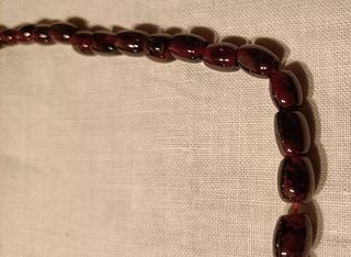 Collana pietra dura Granato
