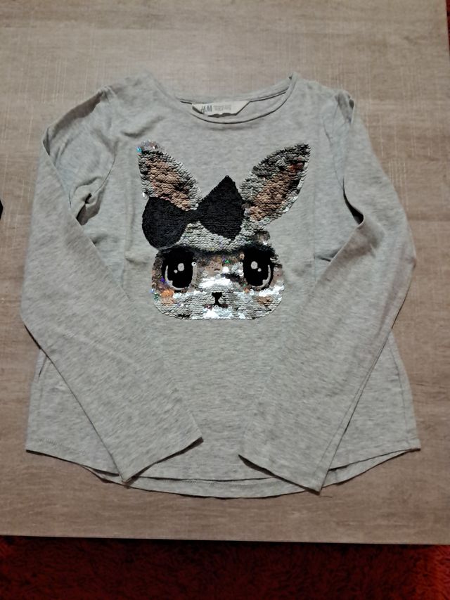 Camisetas lentejuelas niña.