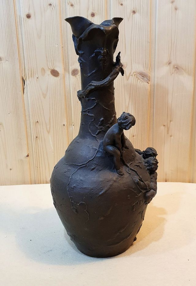 VIOLETERO ANTIGUO DE BRONCE