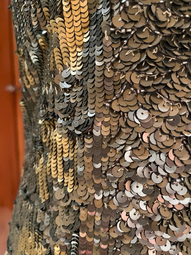 Mini vestido fiesta de lentejuelas de bdba