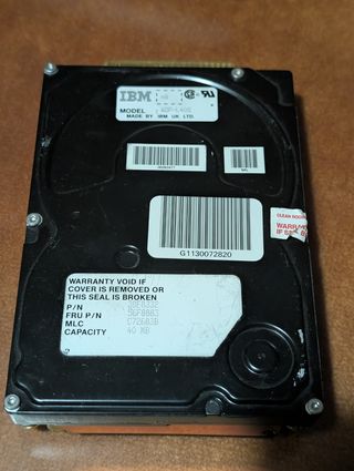 Lote disco duro IDE vintage viejo