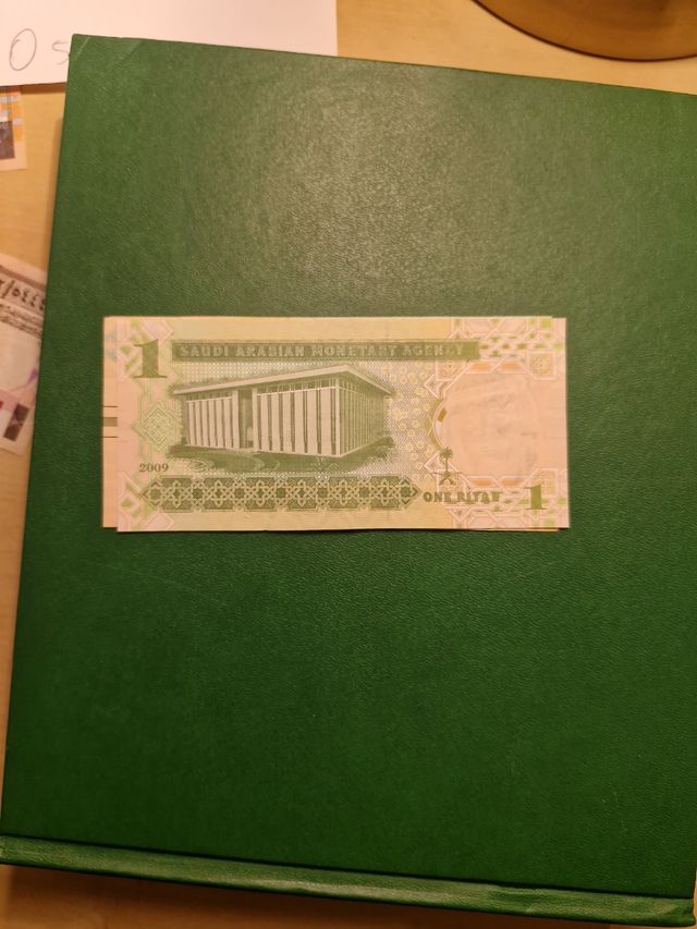 Banconota 1 Riyals Arabia Saudita
