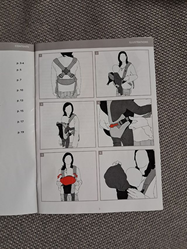 Mochila porta bebes casualplay