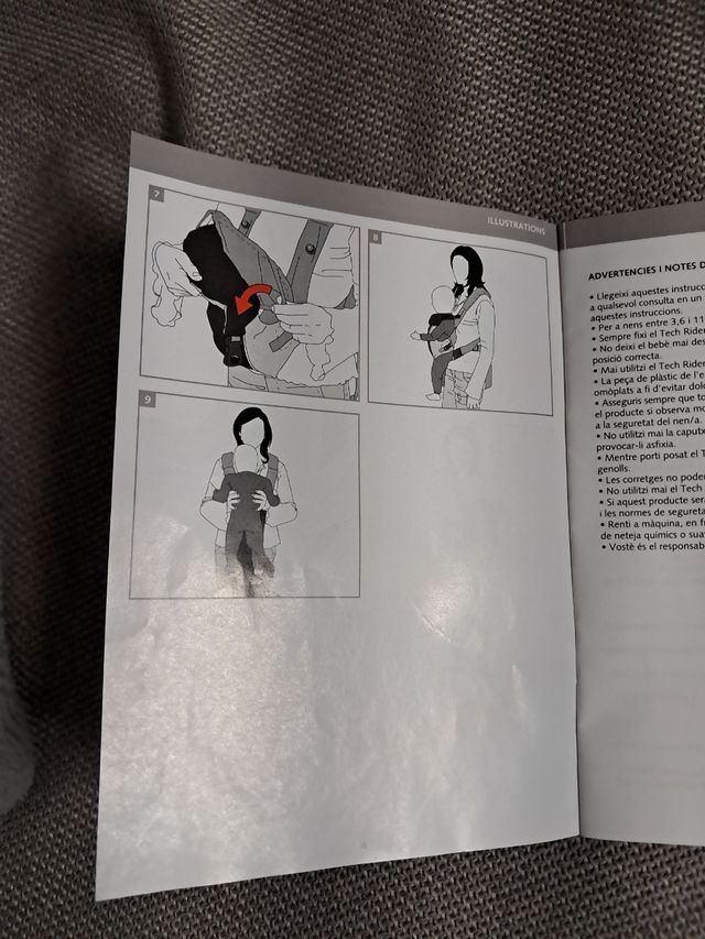 Mochila porta bebes casualplay