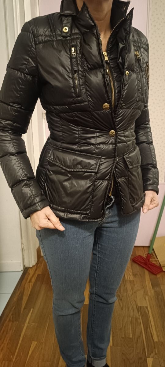 Giacca imbottita con cerniera e bottoni