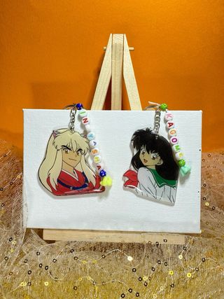 2 portachiavi in resina ynuyasha