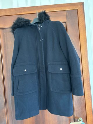 Cappotto donna blu zara