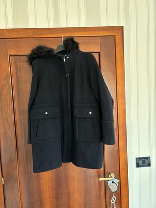 Cappotto donna blu zara