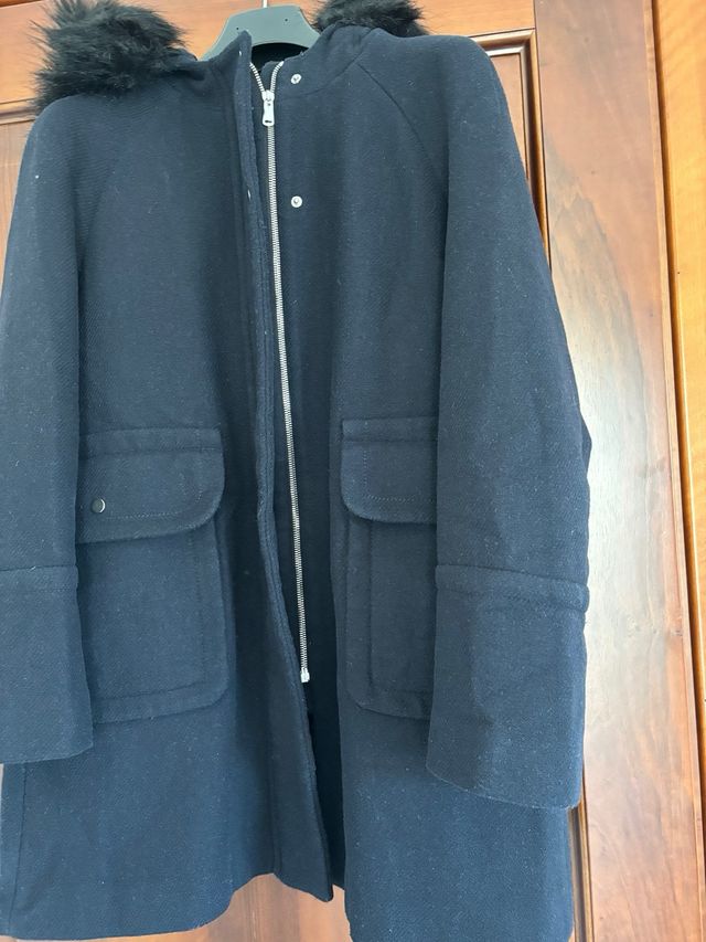 Cappotto donna blu zara