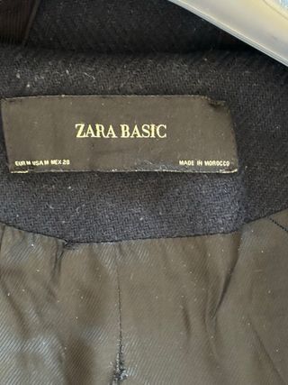 Cappotto donna blu zara