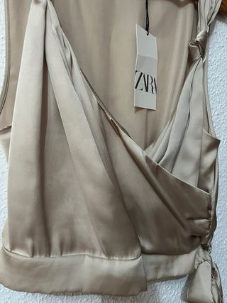 Blusa lino Zara