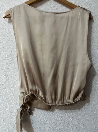 Blusa lino Zara