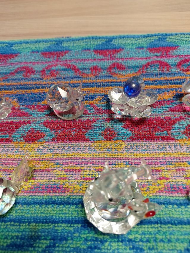 Oggettistica animali in cristallo