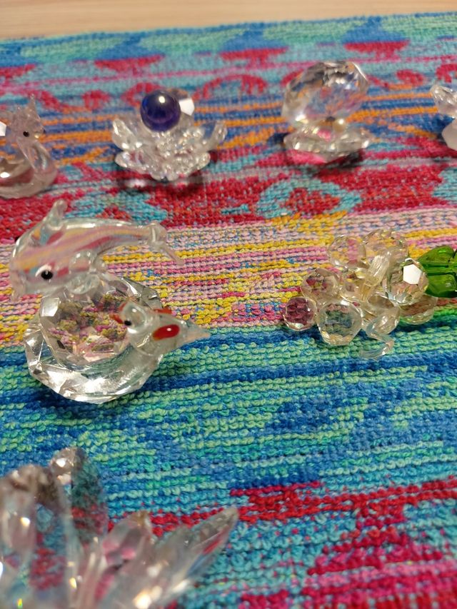 Oggettistica animali in cristallo