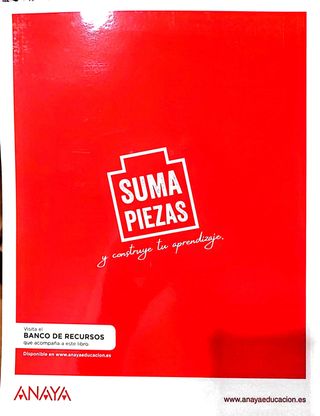 Matemáticas 1ESO. Suma piezas. Anaya.