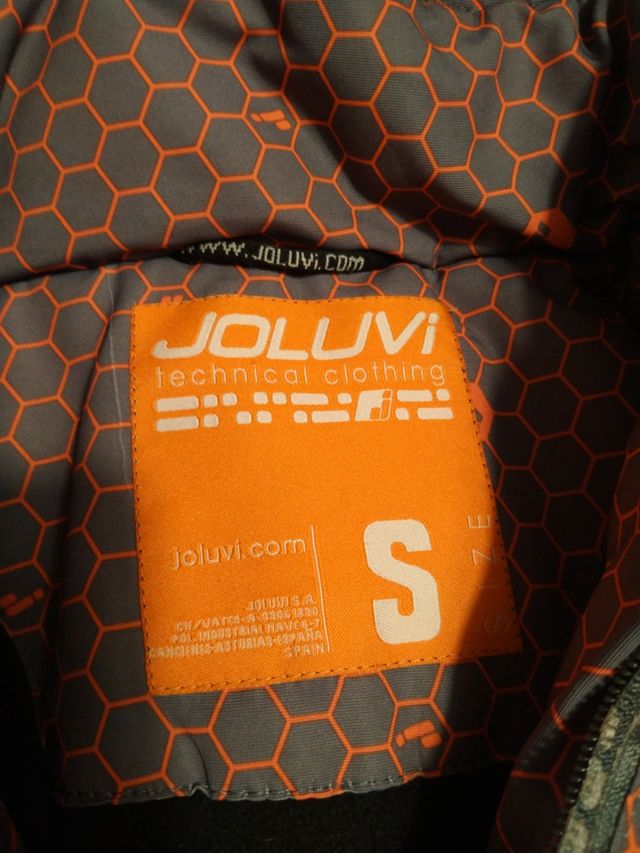 Cazadora chico guateada por dentro