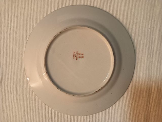 Piatto in porcellana Macau