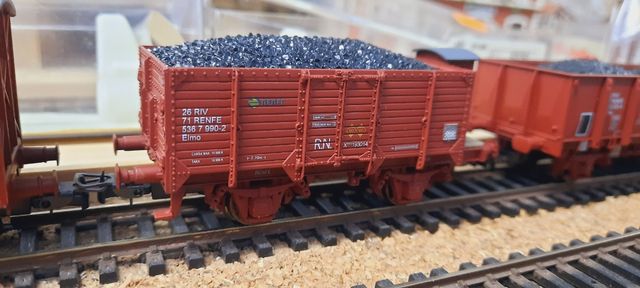 Lote de 4 vagones electrotren