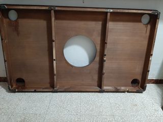 Tarima para mesa rectangular