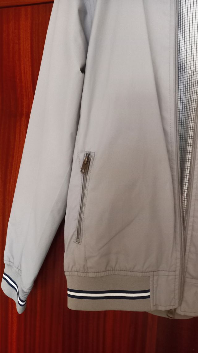 Cazadora bomber hombre gris claro Lefties