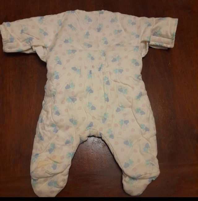 Tutina imbottita da esterno bianca 0/6 mesi