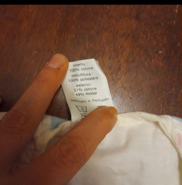 Tutina imbottita da esterno bianca 0/6 mesi