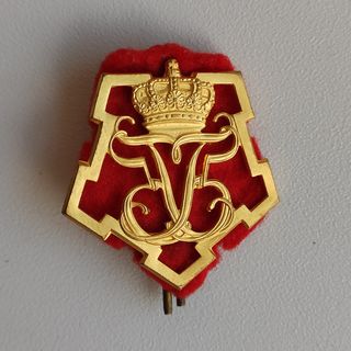 Vintage Insignia de gorra regimiento