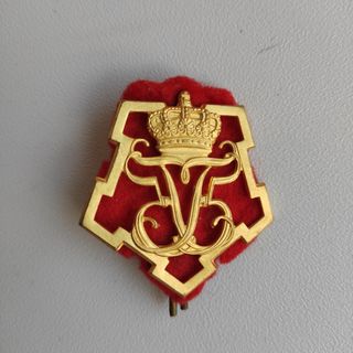 Vintage Insignia de gorra regimiento