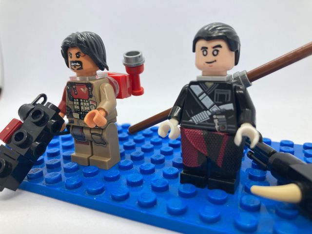 Lego compatible Star Wars Chirrut Imwe y Baze Malg