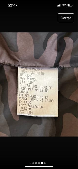 Chaqueta pluma Civit