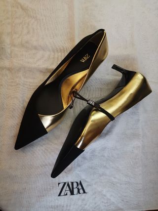 Tacones bajos Zara Nuevos 🔖 💯 